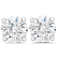 6 TCW Round Cut Diamond Stud Earrings For Women, Engagement Earrings, Christmas Gifts