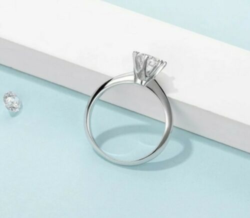 2 Carat Round Cut Engagement Ring for Women, Solitaire Ring, Christmas Gifts, Anniversary Gifts