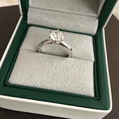 2 Carat Round Cut Diamond Engagement Ring for Women, Solitaire Ring, Wedding Ring