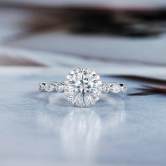 2 Carat Round Cut Diamond Engagement Ring for Women, Wedding Ring