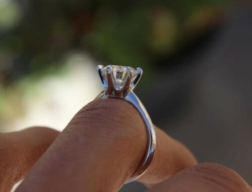 2.50 Carat Round Cut Diamond Engagement Ring For Women, Wedding Ring