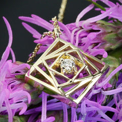 0.50 CT Round Cut Diamond Charm Pendant For Women, Wedding Pendant, Christmas Gifts