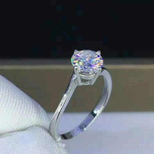 2 Carat Round Cut Diamond Engagement Ring For Women, Wedding Ring, Christmas Gifts