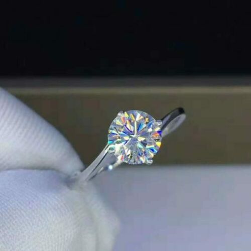 2 Carat Round Cut Diamond Engagement Ring For Women, Wedding Ring, Christmas Gifts