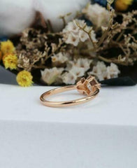 1 Carat Princess Cut Diamond Engagement Ring for Women, Cluster Ring, Wedding Ring, Anniversary Gifts