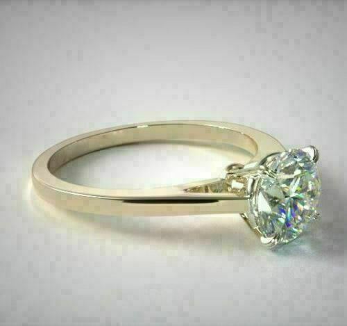 2.5 Carat Round Cut Diamond Engagement Ring for Women, Solitaire Ring, Wedding Ring