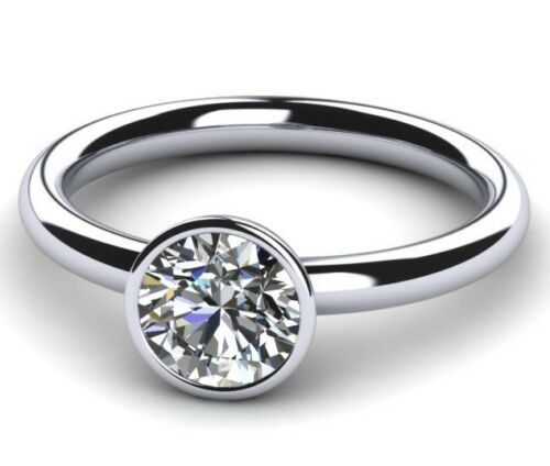 2.5 Carat Round Cut Diamond Engagement Ring for Women, Wedding Ring