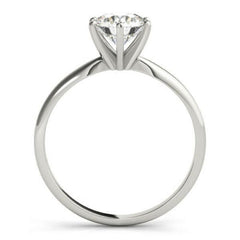 2.5 Carat Round Cut CVD Lab Grown Diamond Engagement Ring For Women, Solitaire Ring, Wedding Ring
