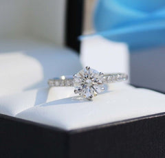 2 Carat Round Cut Diamond Engagement Ring for Women, Wedding Ring, Anniversary Gifts For Her