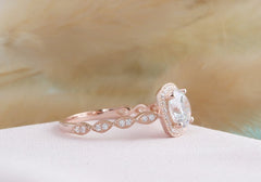 2 Carat Round Cut Diamond Engagement Ring for Women, Wedding Ring, Christmas Gifts