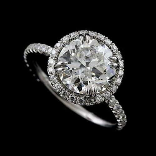 2.50 CT Round Cut Diamond Engagement Ring for Women, Wedding Ring, Christmas Gifts