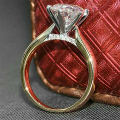 2.5 Carat Round Cut Diamond Engagement Ring for Women, Wedding Ring