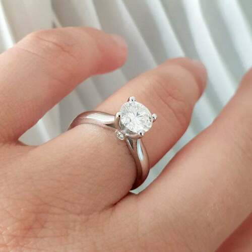 2 Carat Round Cut Diamond Engagement Ring for Women, Solitaire Ring Wedding Ring