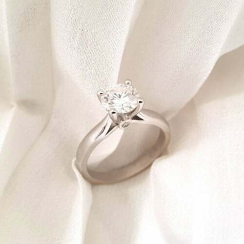 2 Carat Round Cut Diamond Engagement Ring for Women, Solitaire Ring Wedding Ring