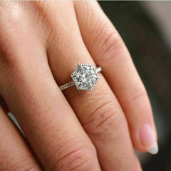 2.5 Carat Round Cut Diamond Engagement Ring for Women, Wedding Ring