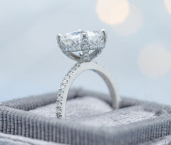 3 Carat Round Cut Diamond Engagement Ring For Women, Wedding Ring