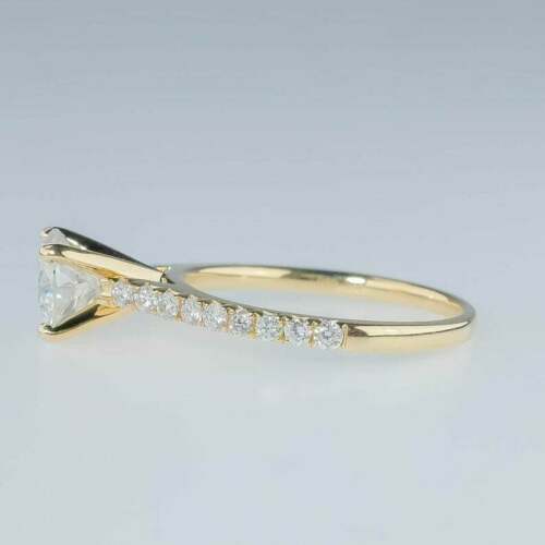 2 Carat Round Cut Diamond Engagement Ring for Women, Wedding Ring, Christmas Gifts