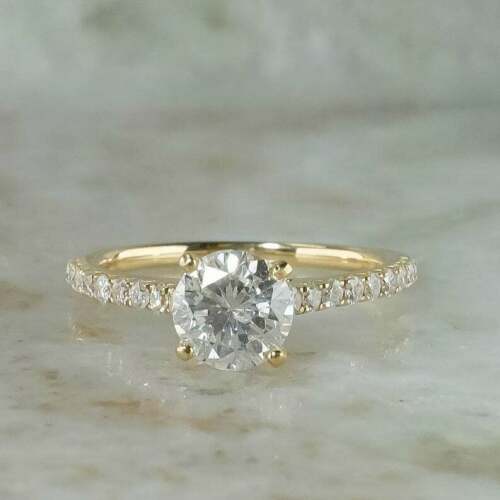 2 Carat Round Cut Diamond Engagement Ring for Women, Wedding Ring, Christmas Gifts