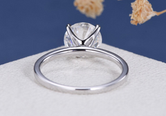 2.5 Carat Round Cut Diamond Engagement Ring for Women, Wedding Ring
