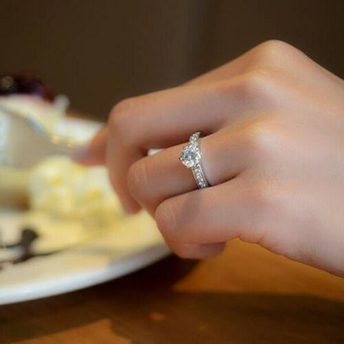 2 Carat Round Cut Diamond Engagement Ring For Women, Wedding Ring, Christmas Gifts