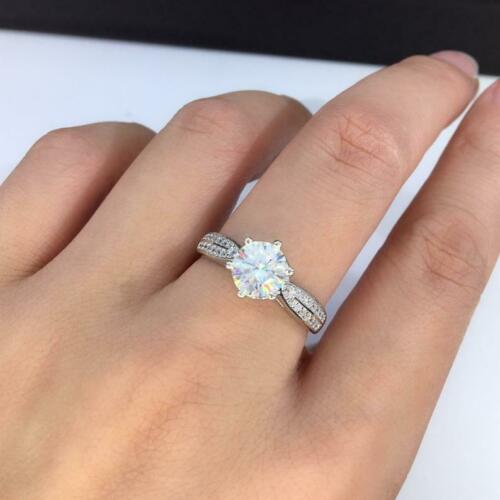 2.5 Carat Round Cut Diamond Engagement Ring For Women, Wedding Ring, Anniversary Gifts For Her