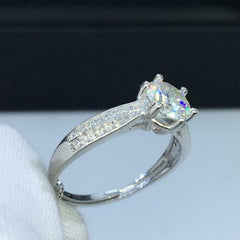 2.5 Carat Round Cut Diamond Engagement Ring For Women, Wedding Ring, Anniversary Gifts For Her