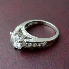 2.5 Carat Round Cut Diamond Engagement Ring for Women, Wedding Ring, Christmas Gifts