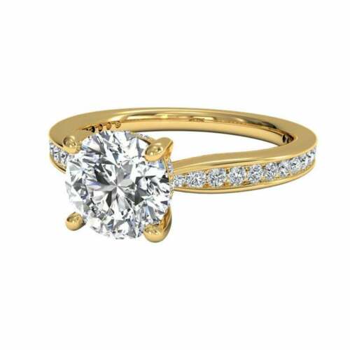2.5 Carat Round Cut Diamond Engagement Ring for Women, Anniversary Gifts For Her, Wedding Ring