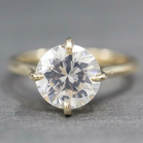 3 Carat Round Cut Diamond Engagement Ring for Women, Solitaire Ring, Wedding Ring