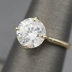 3 Carat Round Cut Diamond Engagement Ring for Women, Solitaire Ring, Wedding Ring