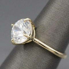 3 Carat Round Cut Diamond Engagement Ring for Women, Solitaire Ring, Wedding Ring