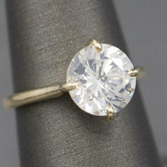 3 Carat Round Cut Diamond Engagement Ring for Women, Solitaire Ring, Wedding Ring