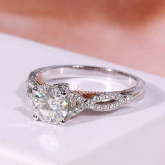 1.5 Carat Round Cut Diamond Engagement Ring for Women, Wedding Ring, Anniversary Gifts
