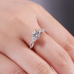 1.5 Carat Round Cut Diamond Engagement Ring for Women, Wedding Ring, Anniversary Gifts