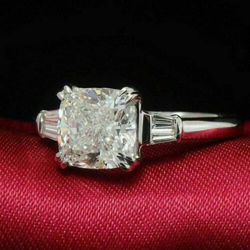 3.5 Carat Cushion Cut Diamond Engagement Rig for Women, Wedding Ring, Christmas Gifts, Anniversary Gifts