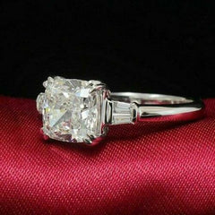 3.5 Carat Cushion Cut Diamond Engagement Rig for Women, Wedding Ring, Christmas Gifts, Anniversary Gifts