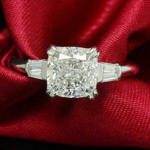 3.5 Carat Cushion Cut Diamond Engagement Rig for Women, Wedding Ring, Christmas Gifts, Anniversary Gifts