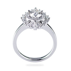 1.5 Carat Round Cut Diamond Engagement Ring for Women, Wedding Ring