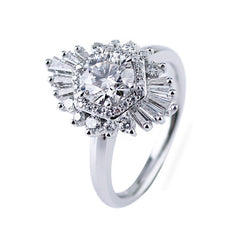1.5 Carat Round Cut Diamond Engagement Ring for Women, Wedding Ring