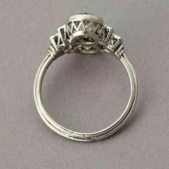 2 Carat Round Cut CVD Lab Grown Diamond Engagement Ring for Women, Wedding Ring, Hidden Halo Engagement Ring