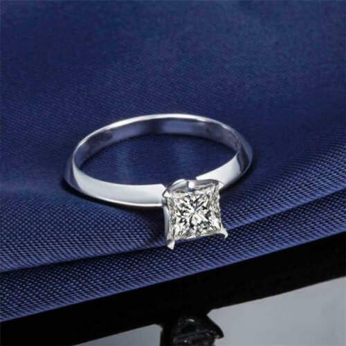 2 Carat Princess Cut Diamond Engagement Ring For Women, Wedding Ring, Solitaire Ring