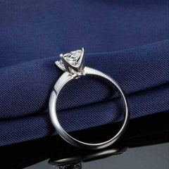 2 Carat Princess Cut Diamond Engagement Ring For Women, Wedding Ring, Solitaire Ring