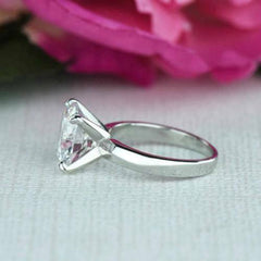 3 Carat Round Cut Diamond Engagement Ring for Women, Solitaire Ring, Wedding Ring