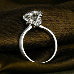 3 Carat Round Cut Diamond Engagement Ring For Women, Wedding Ring