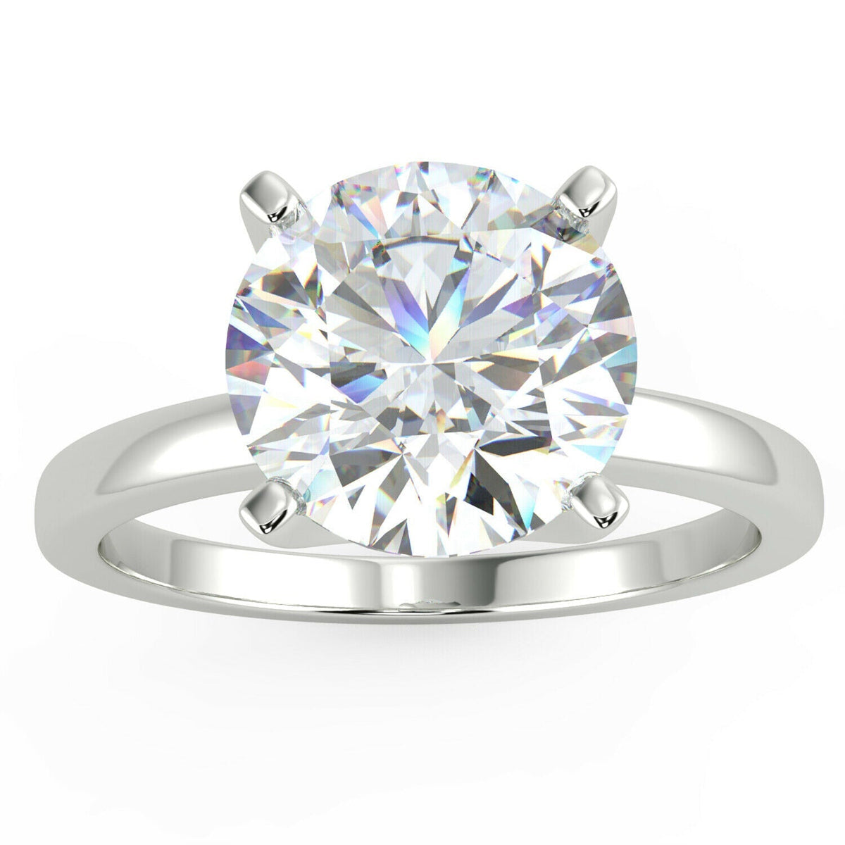 3 Carat Round Cut Engagement Ring for Women, Solitaire Ring, Anniversary Gifts, Christmas Gifts, Wedding Ring