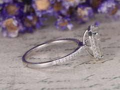 2.5 Carat Emerald Cut Diamond Engagement Ring for Women, Wedding Ring, Anniversary Gifts For Her