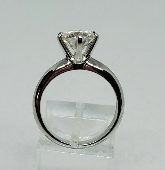 2.5 Carat Round Cut CVD Lab Grown Diamond Engagement Rig for Women, Solitaire Ring, Wedding Ring