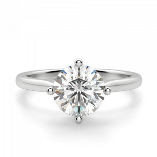 2.5 Carat Round Cut Diamond Engagement Ring for Women, Wedding Ring, Anniversary Gifts, Christmas Gifts