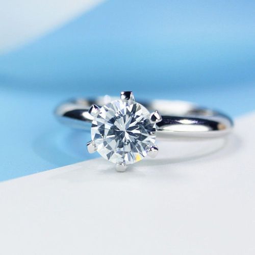 1.5 Carat Round Cut Diamond Engagement Ring for Women, Wedding Ring