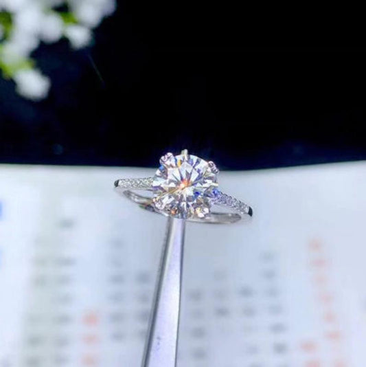 2.5 Carat Round Cut Diamond Engagement Ring For Women, Wedding Ring, Anniversary Gifts